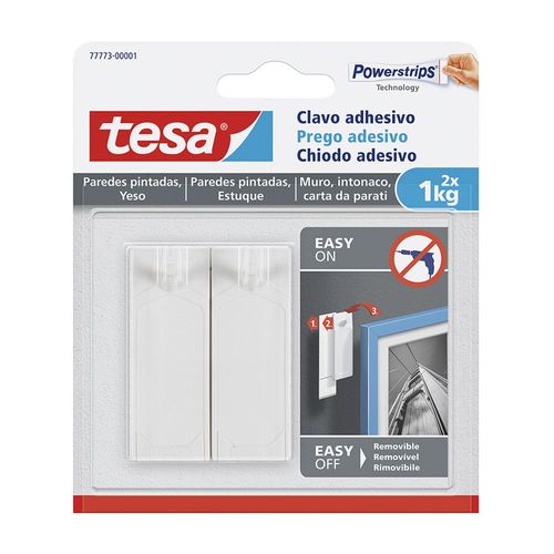 Clavo adhesivo para pared 1kg x 2 unidades