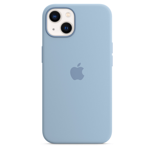 Case Silicona Iphone 13 Pro - Celeste