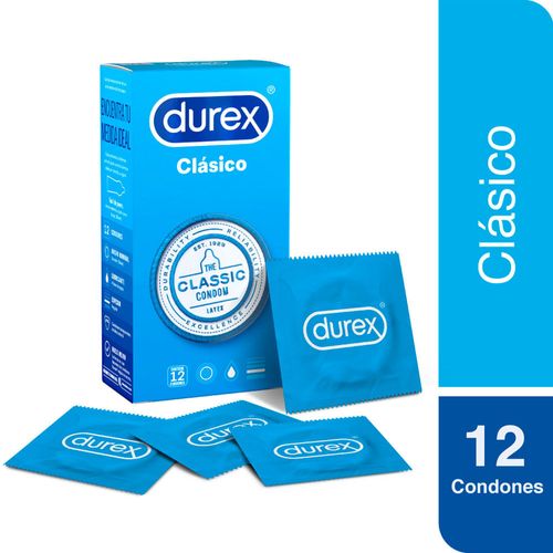 Preservativos DUREX Clásico Caja 12un