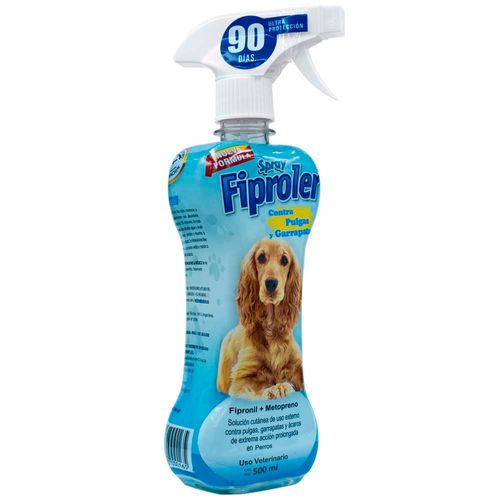 Spray Antipulgas y Garrapatas VETLINEX Frasco Transparente 500ml