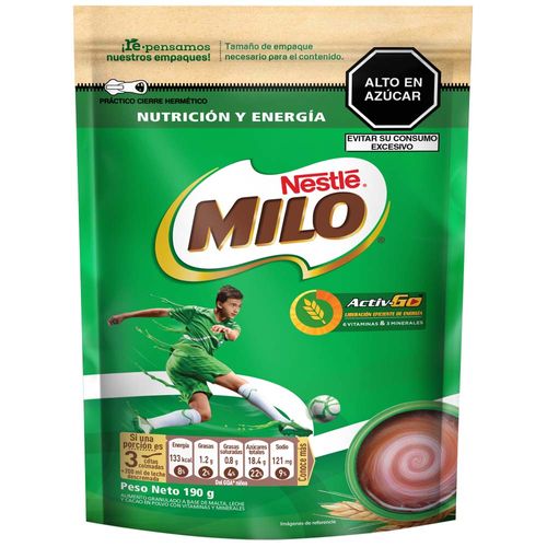 Fortificante Granulado MILO Activ - Go Doypack 190g