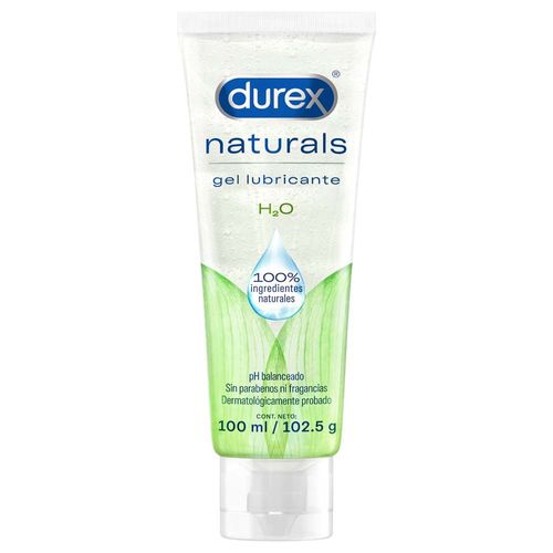 Gel Lubricante DUREX Naturals H2O Tubo 100ml