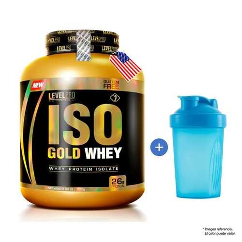 Level Pro Proteína Iso Gold Whey 6.6 lbs Rich Chocolate