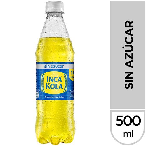 Gaseosa INCA KOLA Sin Azúcar Botella 500ml