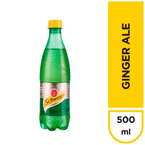 Gaseosa SCHWEPPES Ginger Ale Botella 500ml