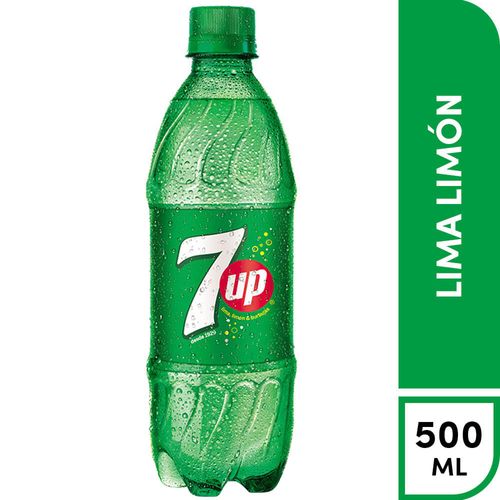 Gaseosa SEVEN UP Lima Limón Botella 500ml