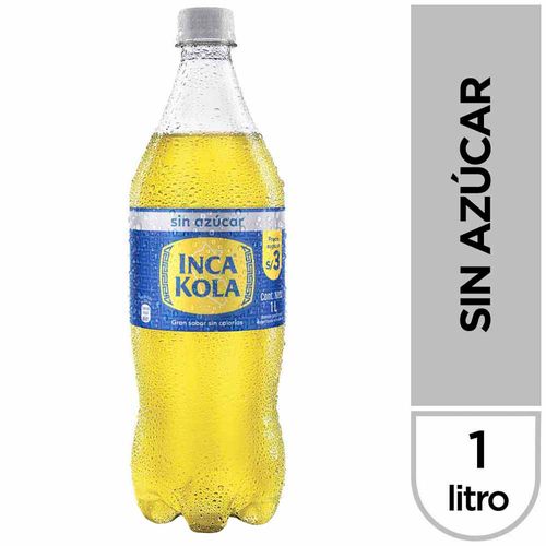 Gaseosa INCA KOLA Sin Azúcar Botella 1L