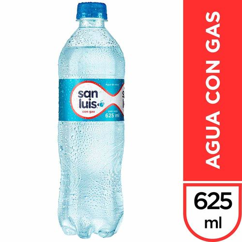 Agua Mineral SAN LUIS Con Gas Botella 625ml