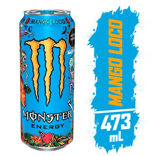 Bebida Energizante MONSTER Energy Mango Loco Lata 473ml