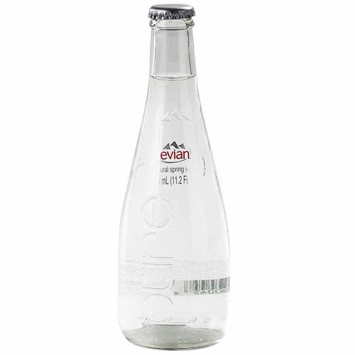 Agua Mineral EVIAN sin Gas Botella de Vidrio 330ml