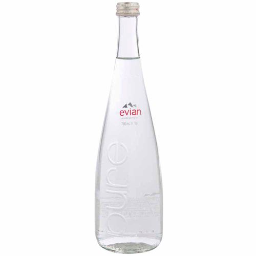 Agua Mineral EVIAN sin Gas Botella 750ml