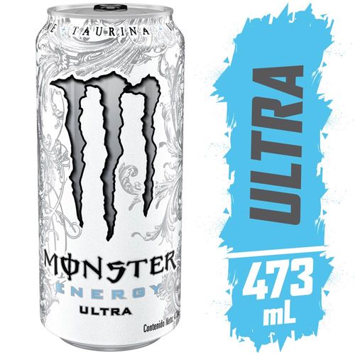 Bebida Energizante MONSTER Ultra Lata 473ml