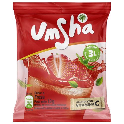 Refresco UMSHA Fresa Bolsa 13g