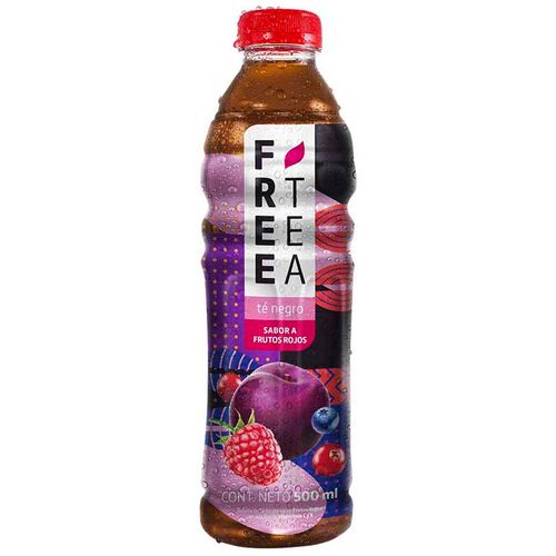 Té Negro FREE TEA Frutos Rojos Botella 500ml