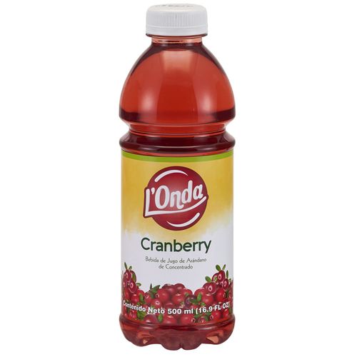 Jugo de Fruta L'ONDA Cranberry Botella 500ml