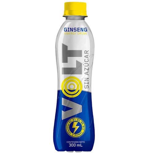 Bebida Energizante sin Azúcar VOLT Botella 300ml