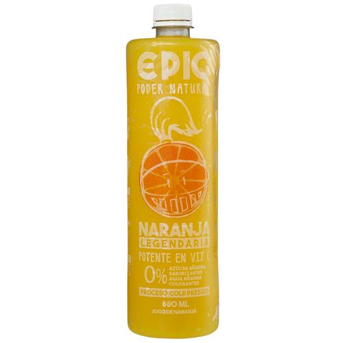 Jugo de Naranja EPIC Botella 880ml