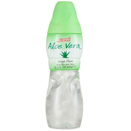 Bebida con Aloe Vera SAPPE Grape Flavor Botella 300ml