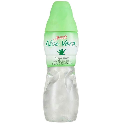 Bebida con Aloe Vera SAPPE Grape Flavor Botella 300ml