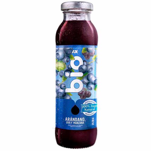 Bebida Natural BIO Arándano con Uva y Manzana Botella 300ml