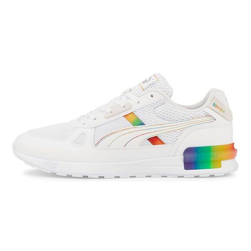 Zapatillas Running Puma Graviton Pro Rainbow Hues 383840 02 Blanco