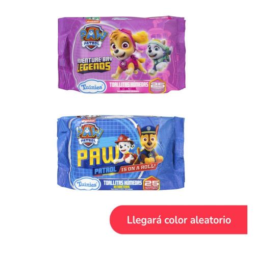 Toallitas Húmedas Tuinies X 25 Und Paw Patrol