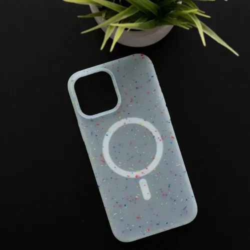 Case Con Magsafe Iphone 13 Pro - Celeste
