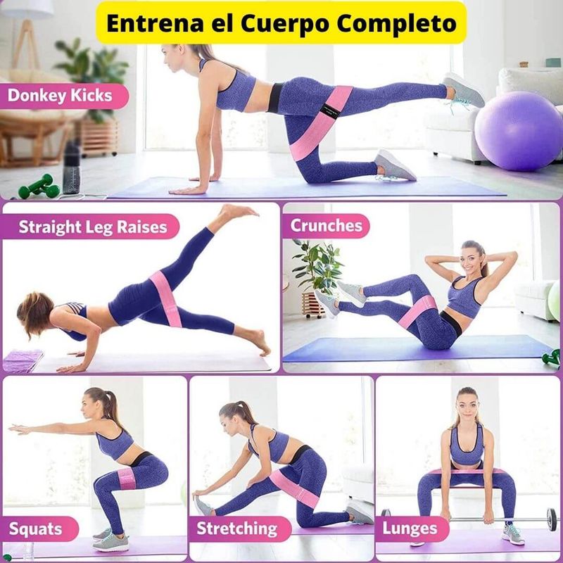 Set-de-3-Bandas-de-Resistencia-de-Tela-Premium-|-FitBands