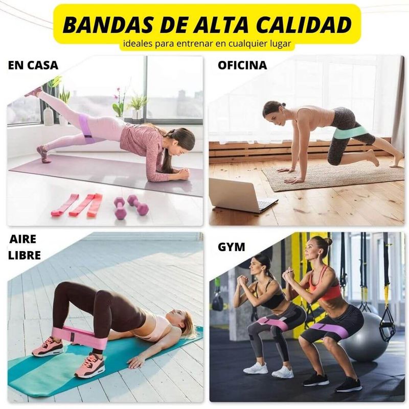 Set-de-3-Bandas-de-Resistencia-de-Tela-Premium-|-FitBands