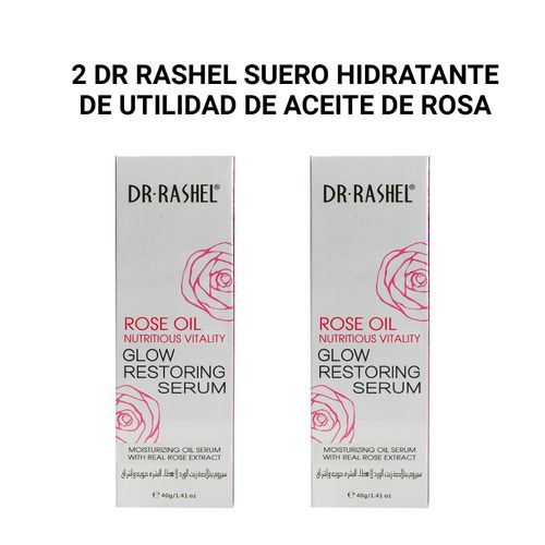 2 Dr Rashel Suero Hidratante de Utilidad de Aceite de Rosa