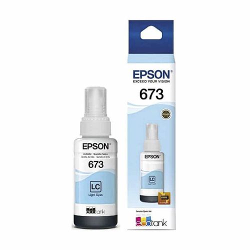 Botella de Tinta Epson 673 Cian Light T673520
