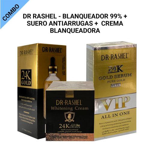 Dr Rashel - Blanqueador 99% + suero antiarrugas + crema blanqueadora