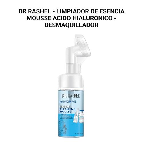 Dr Rashel - limpiador de esencia mousse acido hialurónico - desmaquillador