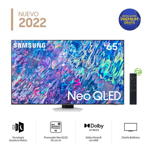 TV Samsung Smart TV 65" Neo QLED 4K Mini LED QN65QN85BAGXPE (2022)