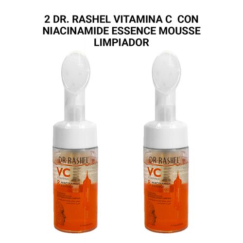 2 Dr. Rashel Vitamina C  CON Niacinamide Essence Mousse Limpiador
