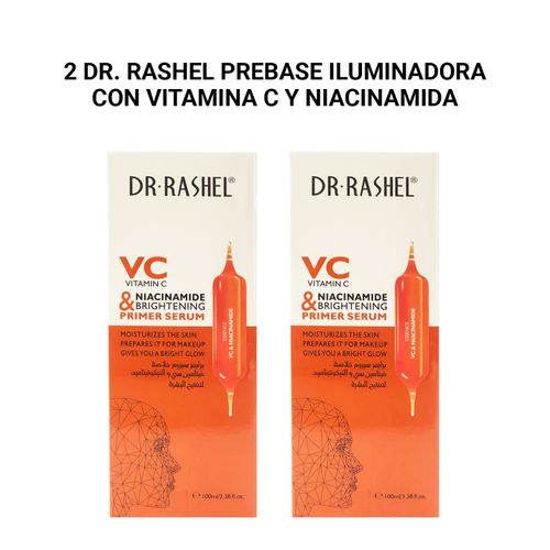 2 Dr. Rashel Prebase iluminadora con vitamina C y niacinamida
