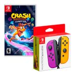 Joy-Con-Neon-Morado-Y-Naranja---Crash-Bandicoot-4-It-S-About-Time-Nintendo-Switch