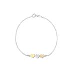 Pulsera-corazon-3-Color-Oro-Plata