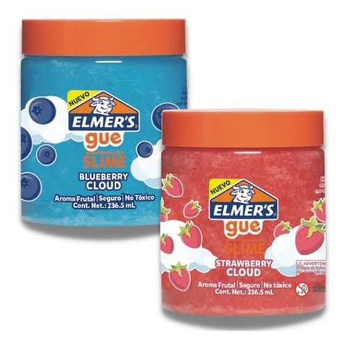 Pack Slime Elmers Gue Blueberry + Strawberry Cloud