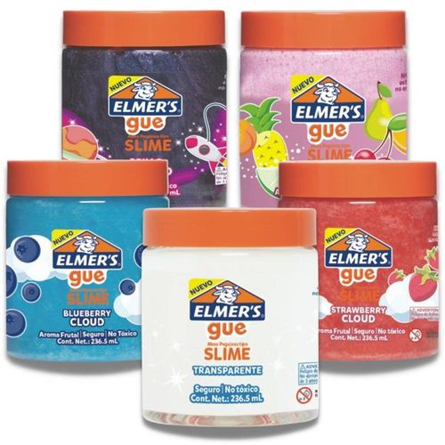 Pack Slime Hecho Elmers Gue X 5 236ml C/u