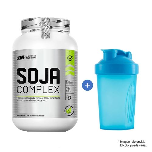 PROTEÍNA SOJA COMPLEX 1.5KG CHOCOLATE + SHAKER