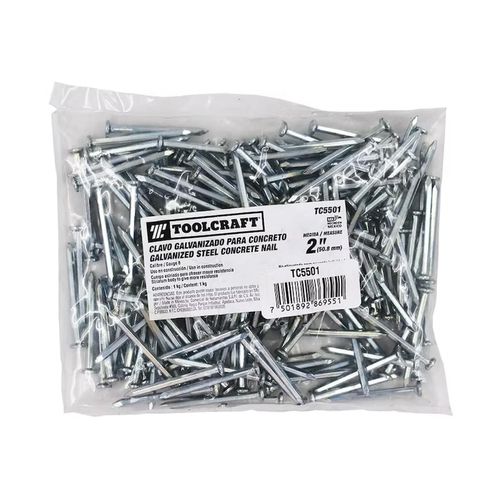 Clavos Galvanizados para Concreto 2" 1 Kg Toolcraft TC5501