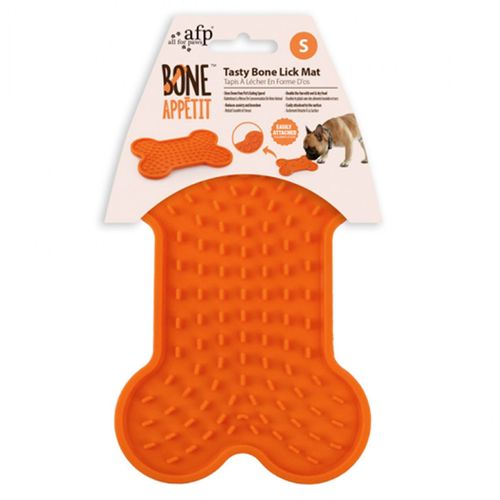 Lick Mat en forma de hueso para perros - S