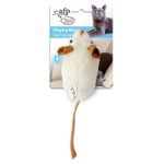 Juguete-para-gatos---Raton-jugueton-con-sonido---Blanco
