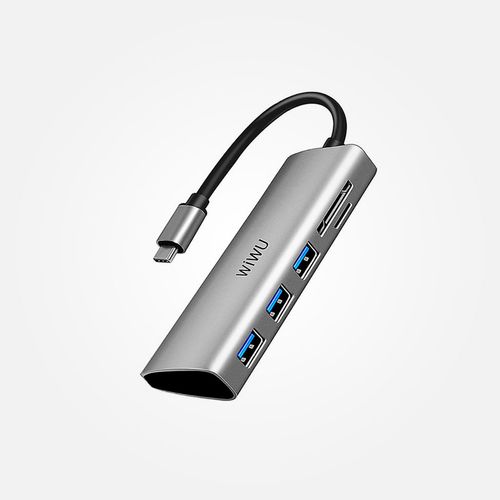 Hub USB-C 5 en 1 Alpha 532ST Wiwu Gray