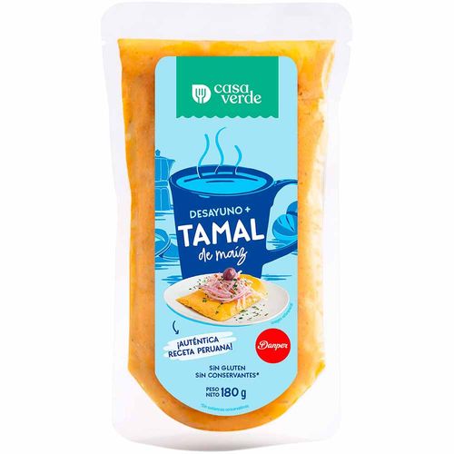 Tamal de Maíz CASA VERDE Gourmet Empaque 180g