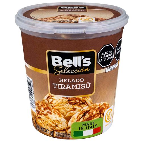 Helado de Tiramisú BELL'S SELECCIÓN Pote 500g