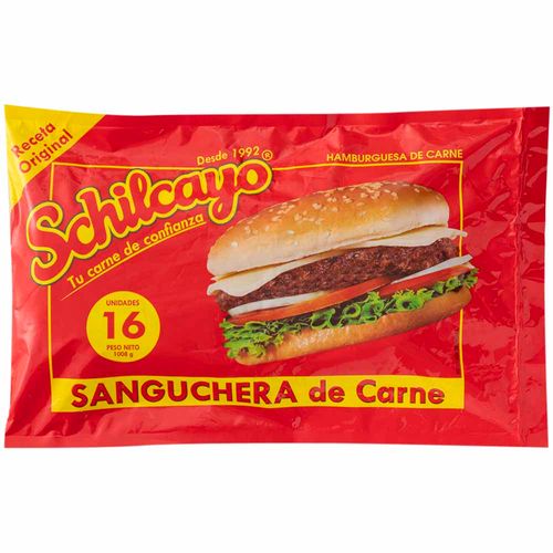 Hamburguesa de Carne SCHILCAYO Paquete 16un