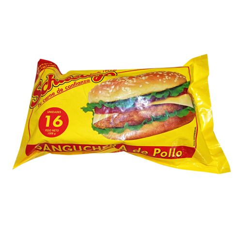 Hamburguesa de Pollo SCHILCAYO Paquete 16un