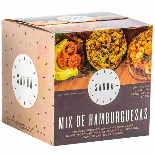 Hamburguesa Mixta SANUA Caja 5un